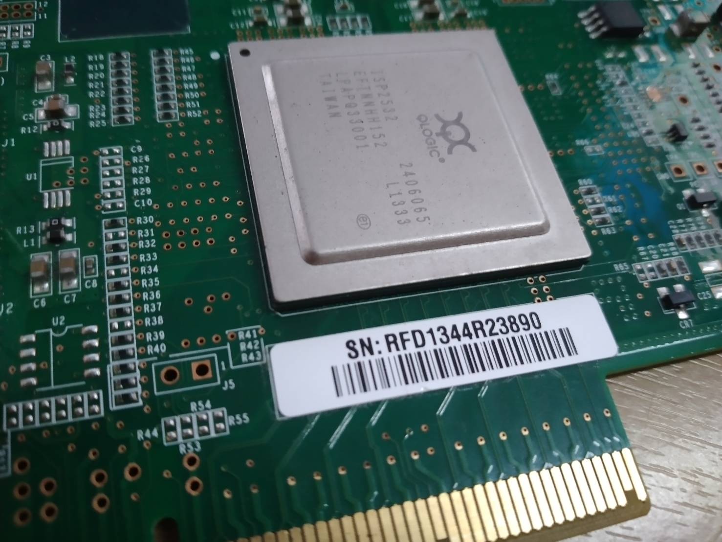 HP aj764a aj764-63002 QLogic qle2562-hp PCIe 8gb FC HBA 489191-001 2x SFP