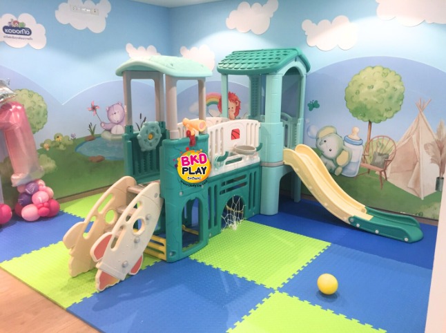 บ้านสไลเดอร์ บันไดจรวด 2 ทาง ,สไลเดอร์,กระดานลื่นเด็ก,เครื่องเล่นสนามกลางแจ้ง-ในร่ม ของเล่นเด็ก พร้อมส่ง