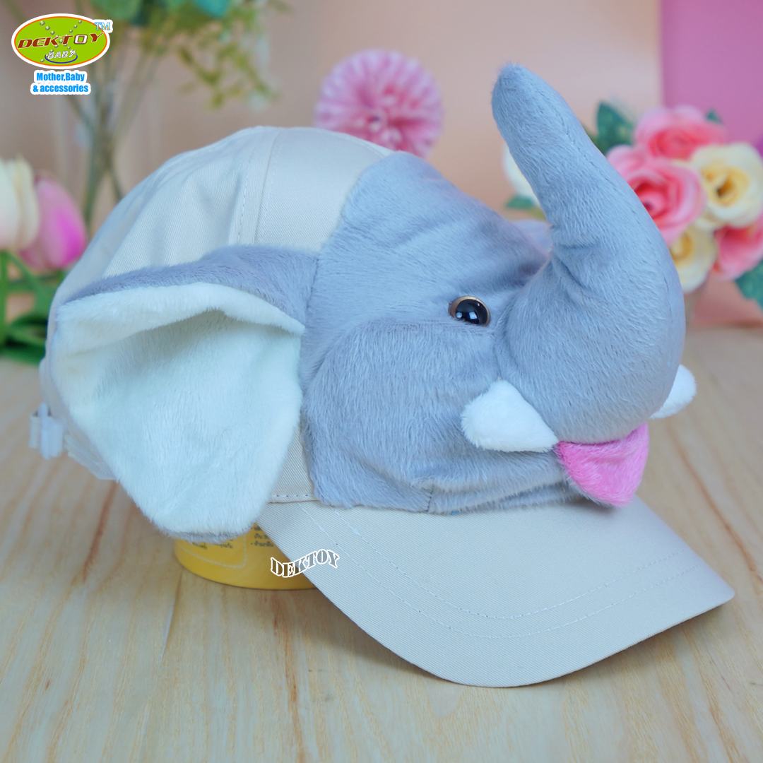 หมวกแก๊ปรูปหน้าสัตว์ หมวกเด็กหน้าสัตว์ หมวกแฟนซีสำหรับเด็ก 1-5 ขวบ ผู้ใหญ่ก็ใส่ได้