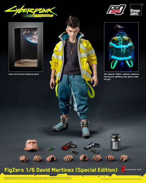 [สั่งจอง] Threezero 3Z05990W0 1/6 Cyberpunk: Edgewalker - David Martinez