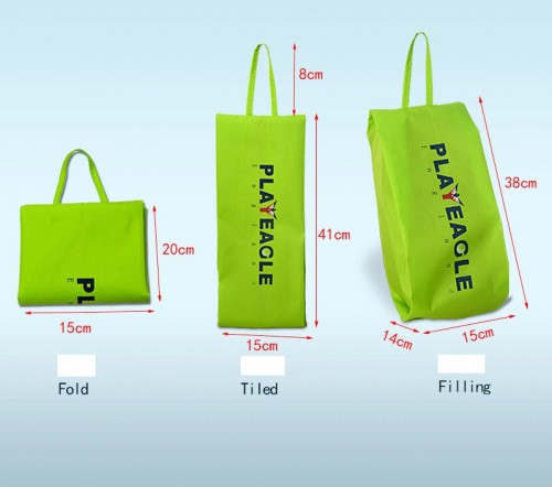 GOLF SHOE BEGS GREEN PLAYEAGLE PE-0003 กระเป๋าใส่รองเท้ากอล์ฟเเบบ พับเก็บได้!!!
