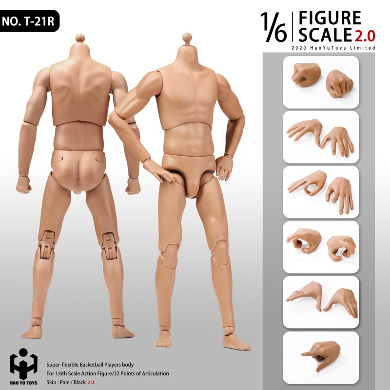 [พร้อมส่ง] HaoYuToys 1/6 NEW: 2.0 Super Sportsman's Body (มี 2 แบบให้เลือก)