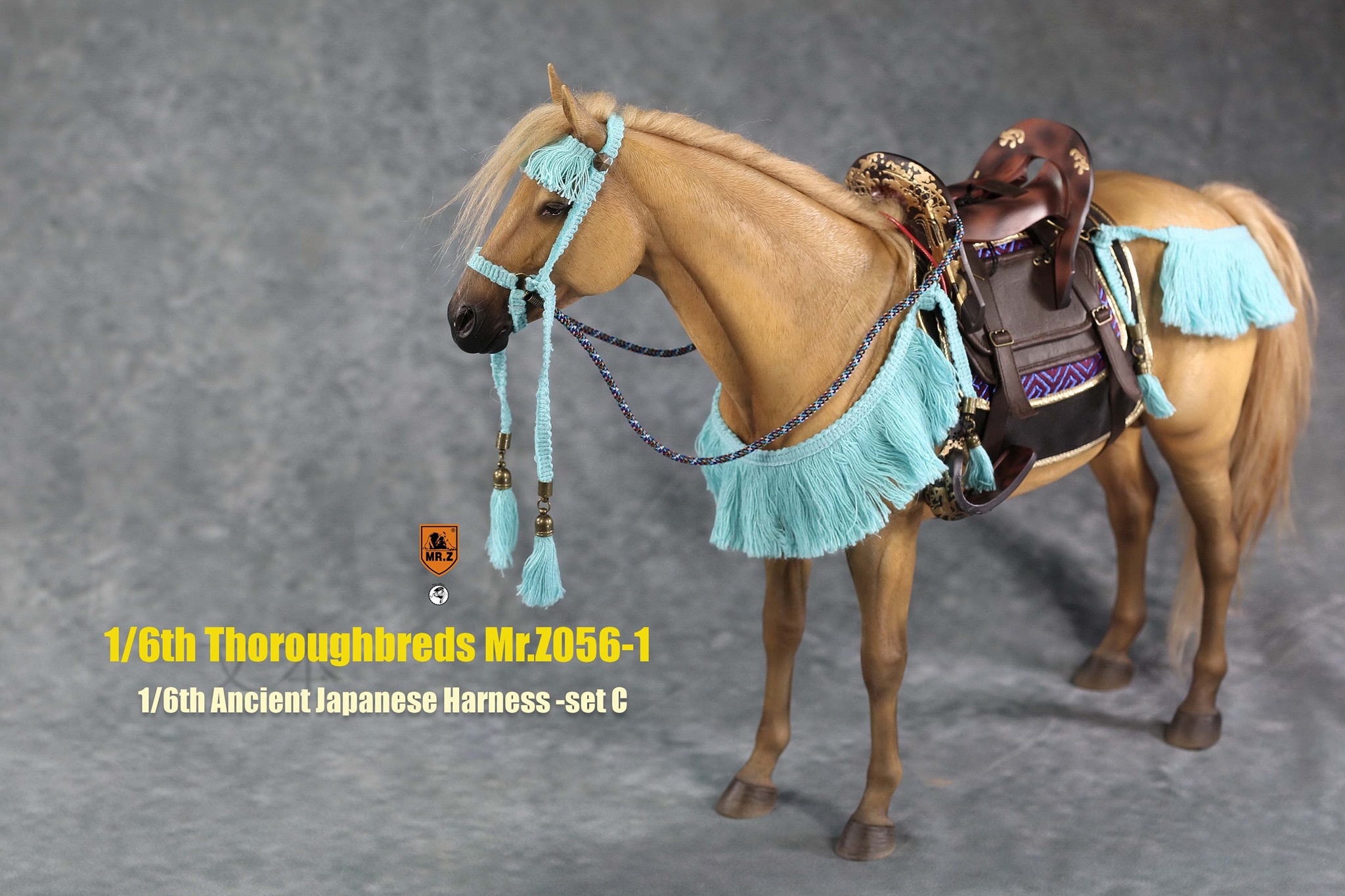 [สั่งจอง]MR.Z MRZ056 1/6 animal model No.56 : Thoroughbreds （all 5 colours） MR.Z 1/6 : Ancient Japanese Harness Set