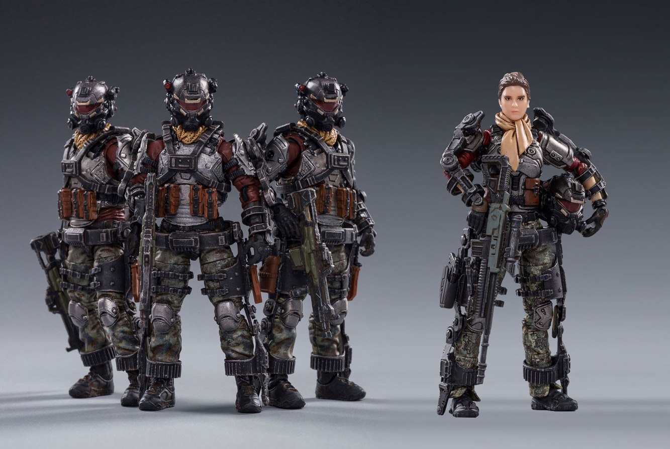 [สั่งจอง]JOYTOY JT0173 1/18 Skeleton Forces Double Sickle SQUAD + JT0265 Helan