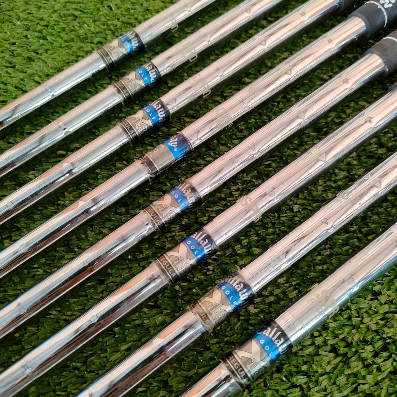 ชุดเหล็ก CALLAWAY X18 มีเหล็ก 4-9 เเละ PW SW ก้าน NSPRO 950 เบา 95 CALLAWAY X18 FLEX R