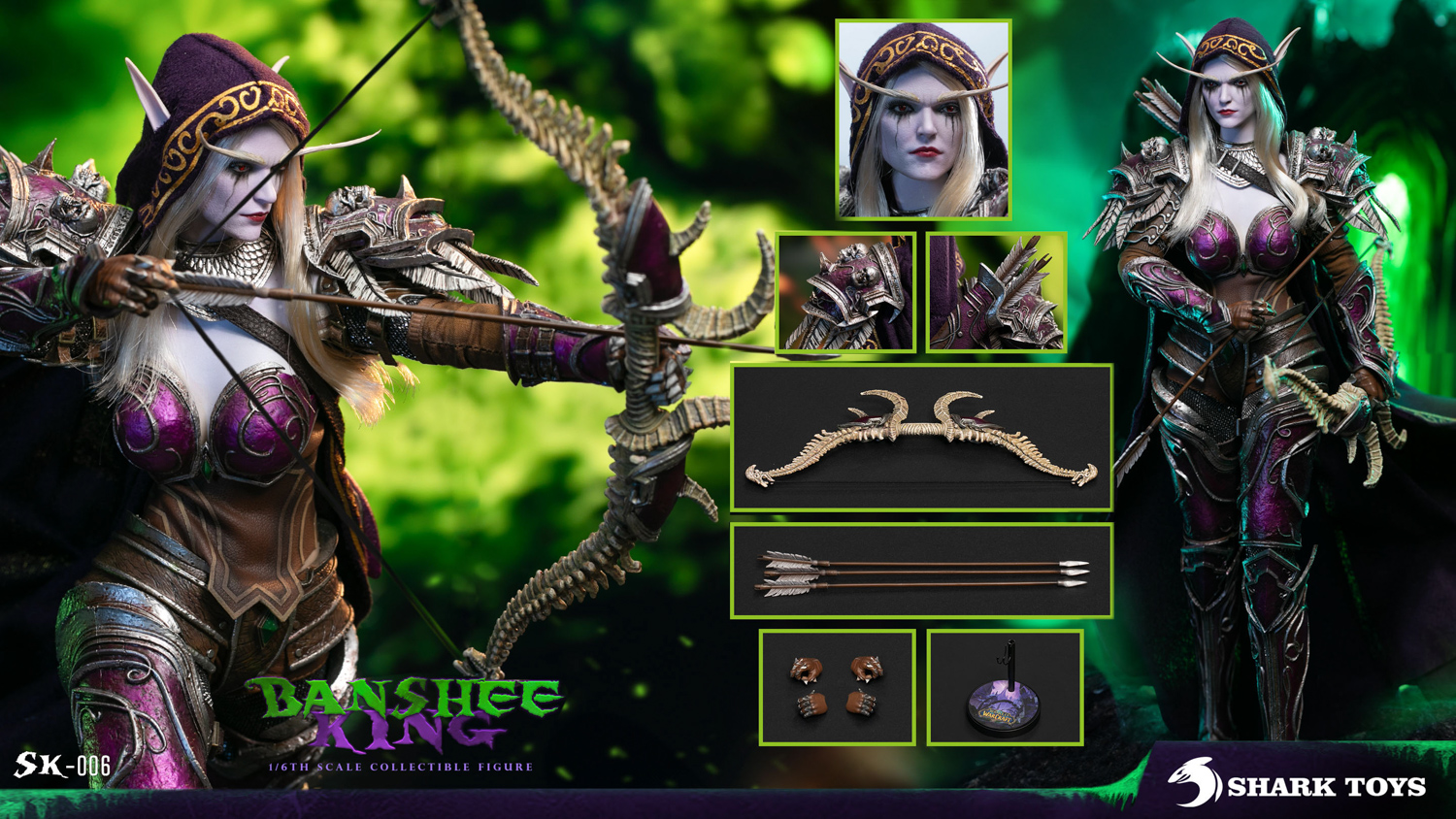 [พร้อมส่ง] SHARK TOYS SK-006 1/6 : Banshee King