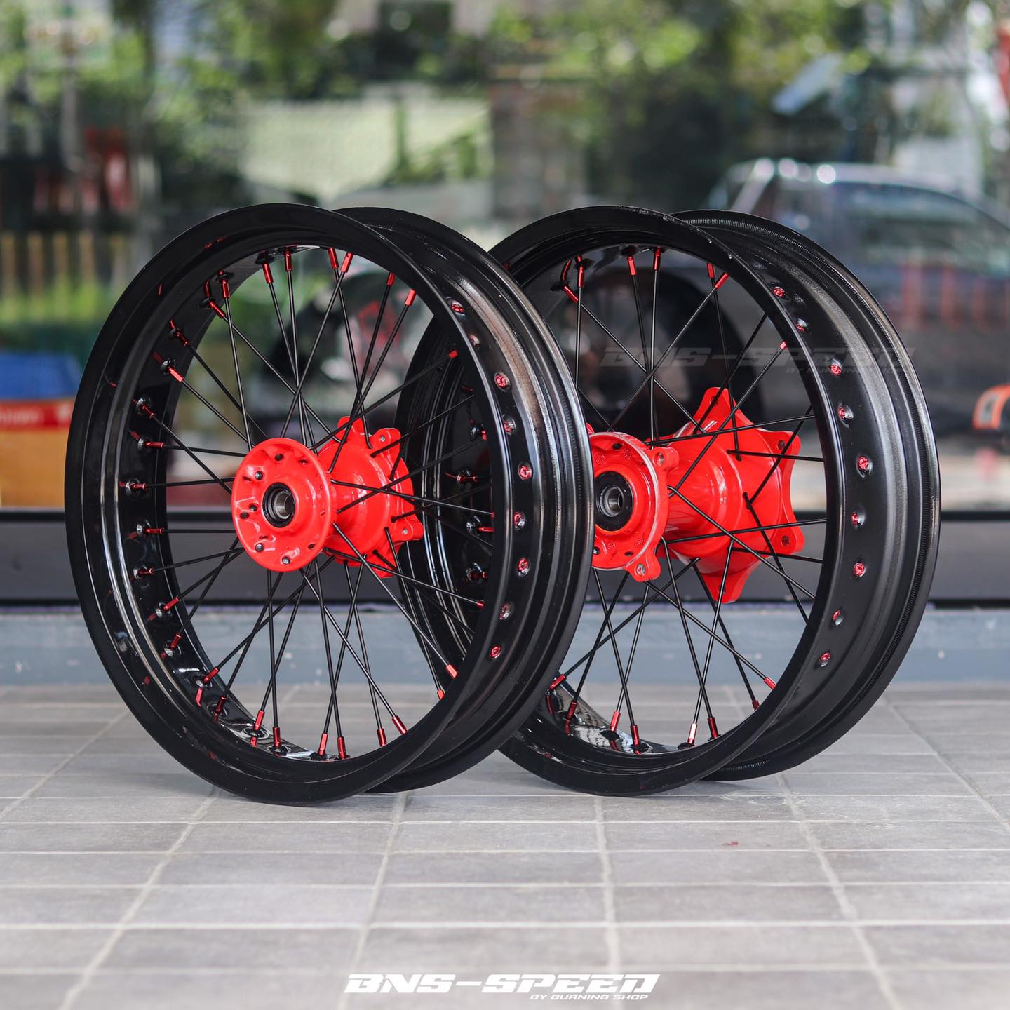 ชุดล้อโมตาด CRF250/300 ดำล้วน