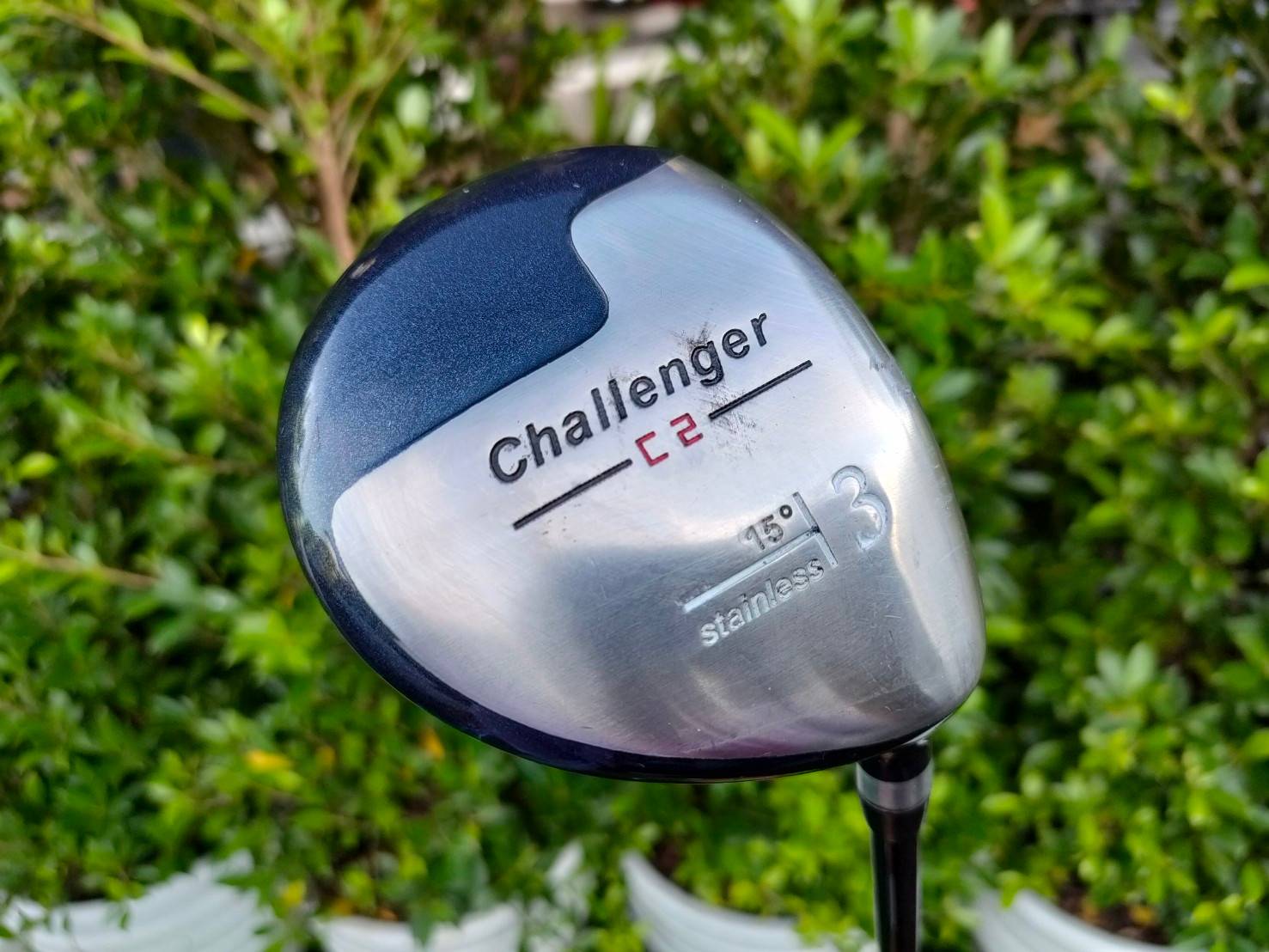 FW 3 CHAIIENGER C2 องศา15 วัสดุสแตนเลส สตีล เป็นวัสดุที่ดีมากๆ สำหรับ FW ก้าน TRU POWER FLEX R ตีง่ายมากๆครับหน้าใหญ่ ตีไกล