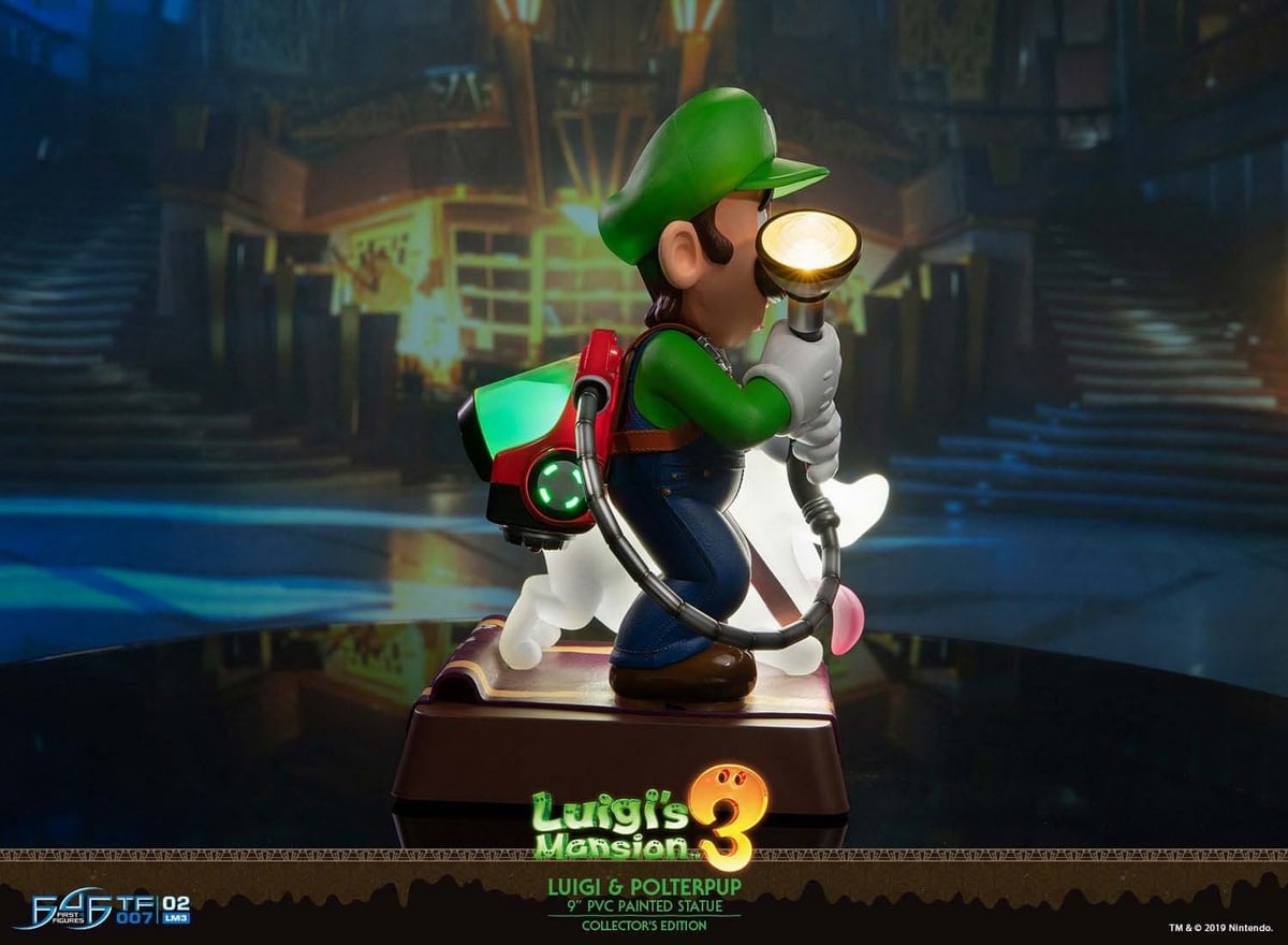 [สั่งจอง]First 4 Figures 23cm : LUIGI'S MANSION 3 – LUIGI AND POLTERPUP COLLECTOR'S EDITION