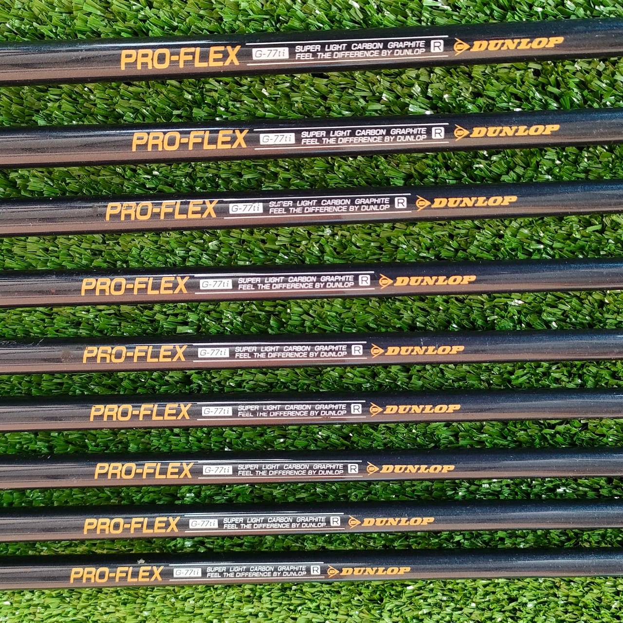 ชุดเหล็ก DUNLOP G-77TI มีเหล็ก 3-9 เเละ PW SW ก้าน PRO -FLEX G-77TI FLEX R