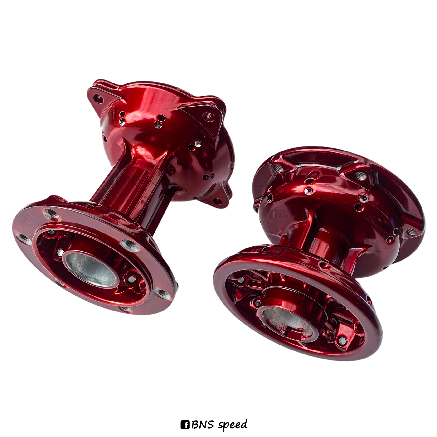 ดุมแท้ KLX150BF สีแดงแก้ว Powder Coating