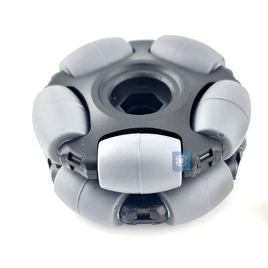 ล้อ Omni 70mm พร้อมตับยึดแกน 6mm Omni Wheels Omnidirectional With DC Motor Coupling