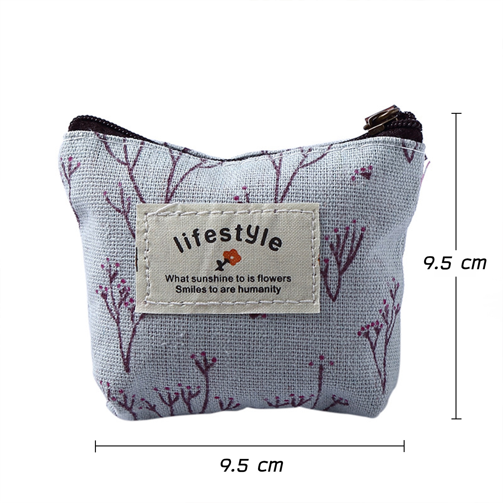 กระเป๋าใส่เหรียญ ซิปผ้า คางหมู ใส่สตางค์ ขนาดมินิ พกพาสะดวก ใส่เครื่องสำอาง มีให้เลือกหลายสี ดีไซน์สวย