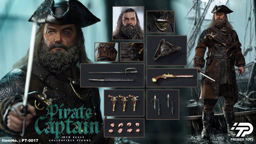 [สั่งจอง] Premier Toys PT-0017 1/6 : Pirate Captain