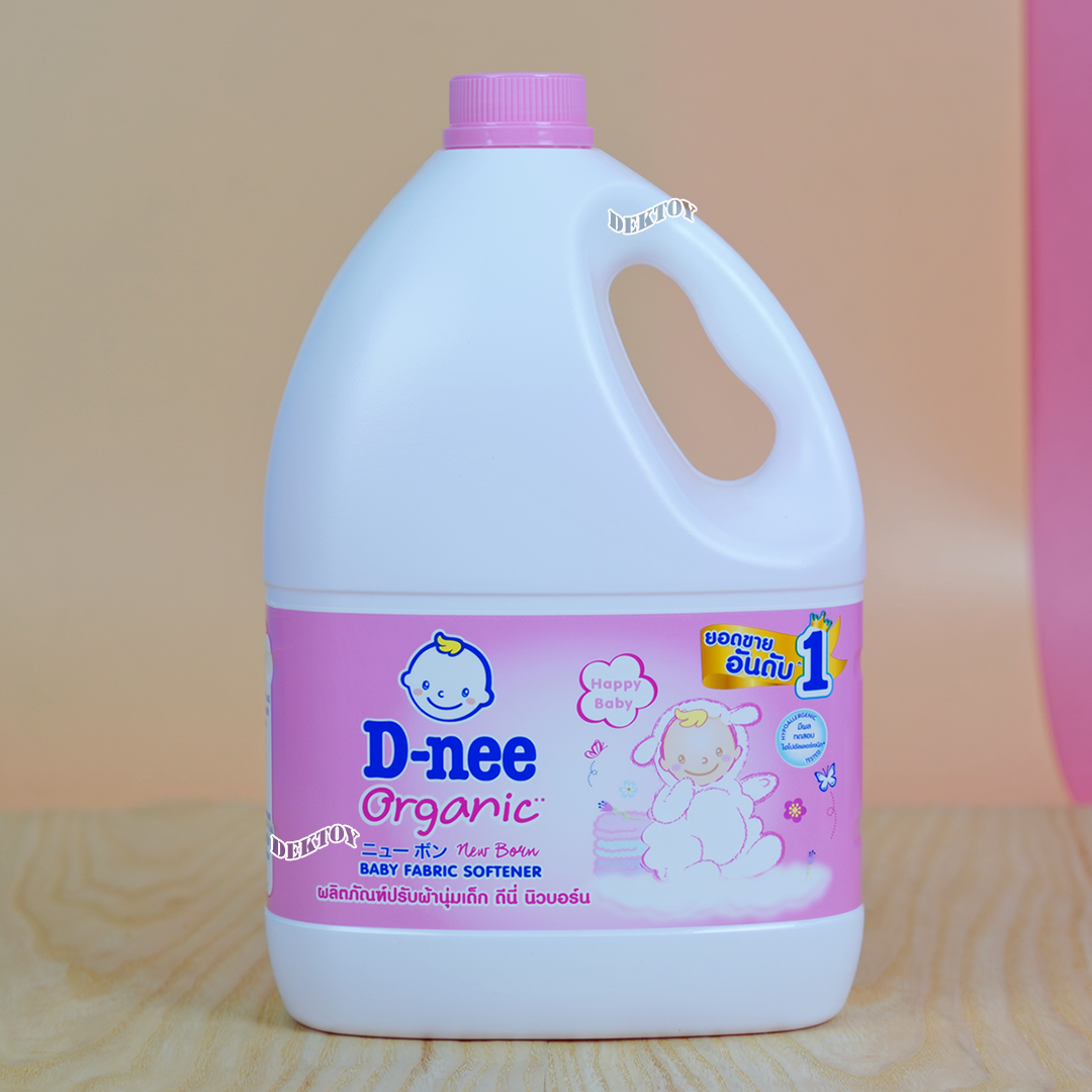 D-nee Oganic ดีนี่ ออแกนิค น้ำยาปรับผ้านุ่มเด็กดีนี่นิวบอร์น 2800 มล.