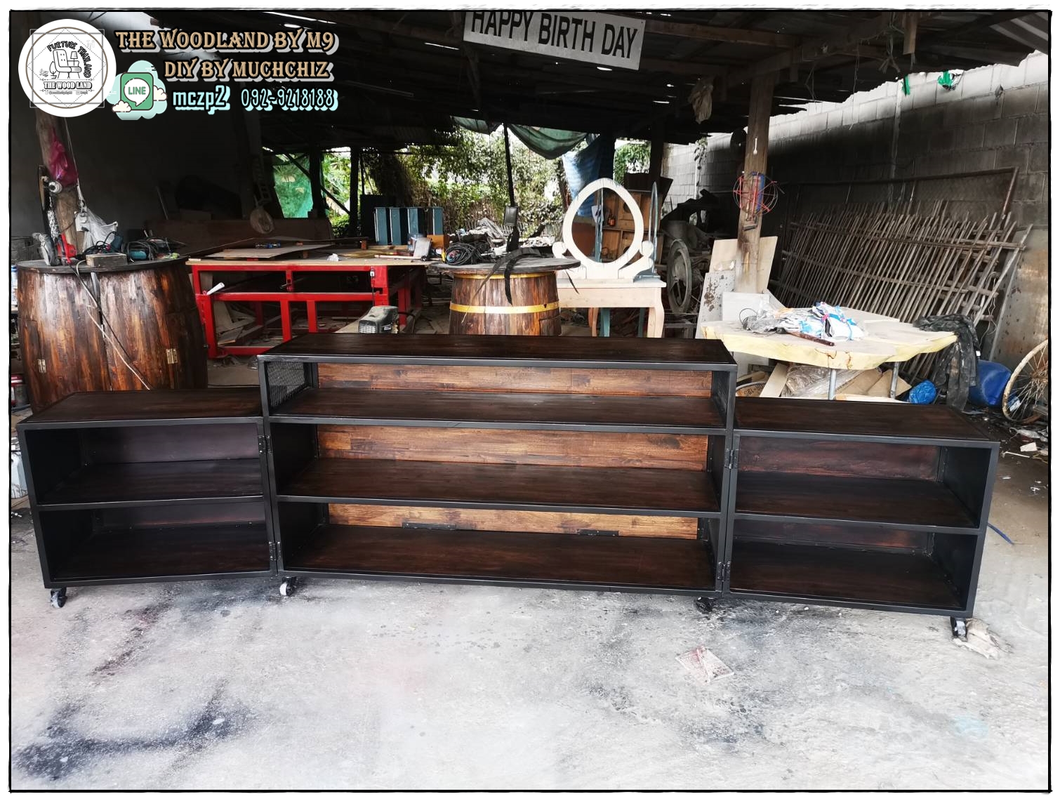 💟Counterbar #เคาน์เตอร์บาร์ไม้จริง #เคาน์เตอร์โครงเหล็กเมทัลชีท #Counterทำครัว