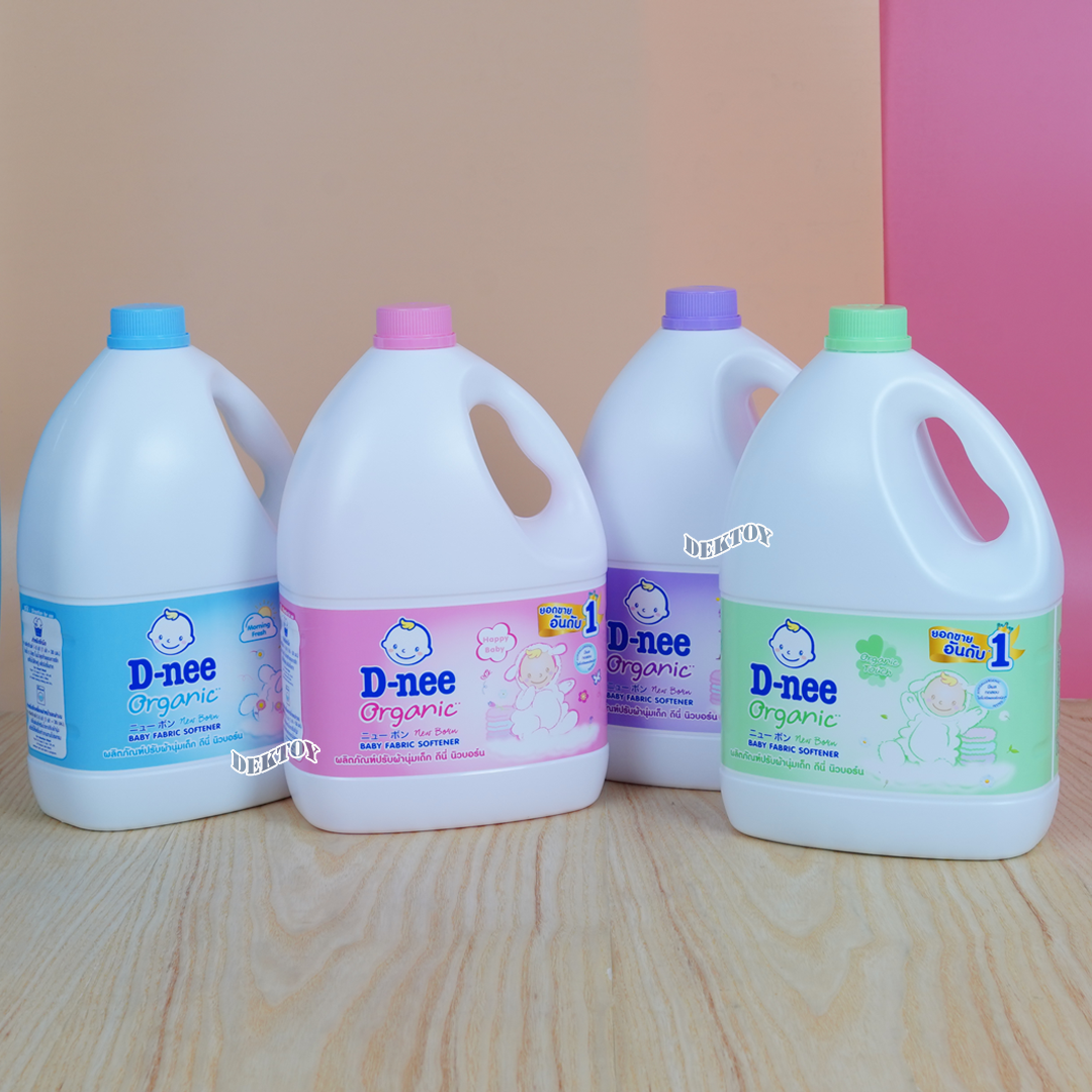 D-nee Oganic ดีนี่ ออแกนิค น้ำยาปรับผ้านุ่มเด็กดีนี่นิวบอร์น 2800 มล.