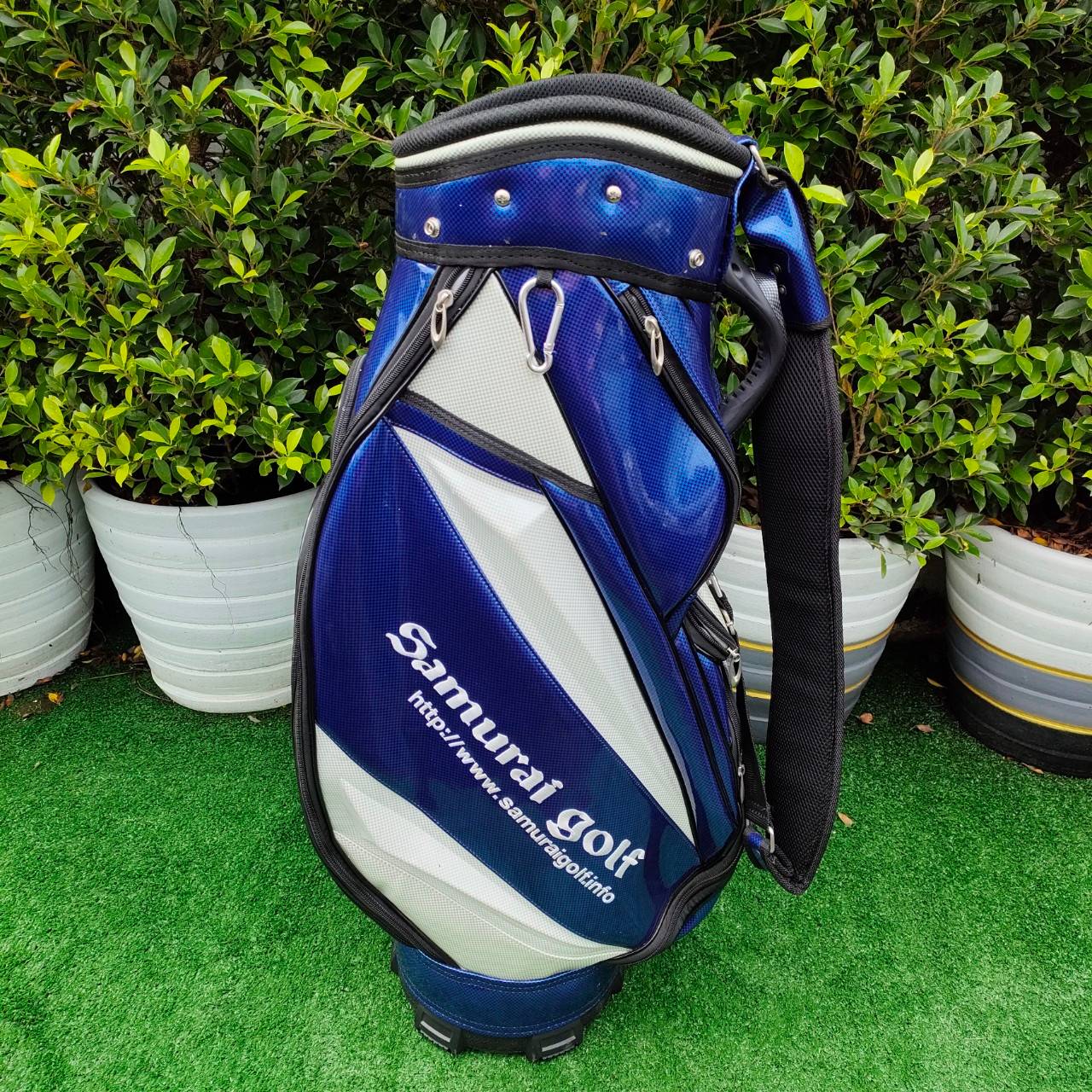 ถุงกอล์ฟ SAMURAI GOLF มือสอง สภาพสวยหนังแก้วลายสวยมากๆ