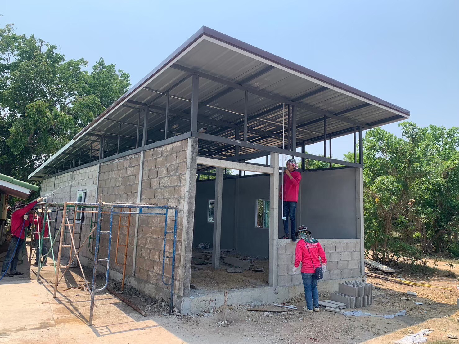 งานสร้างบ้านให้สามเณรพราหมณ์