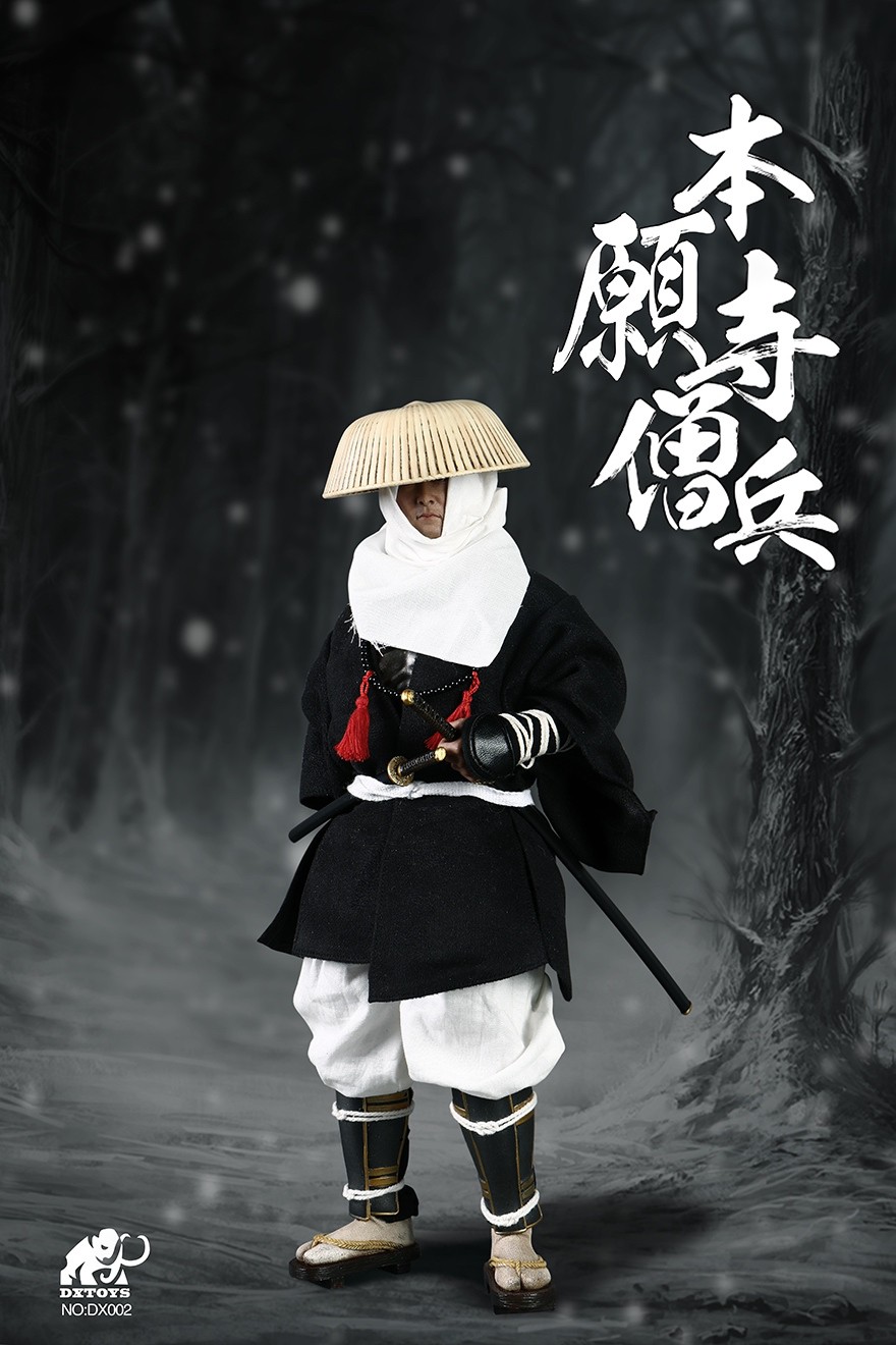 [สั่งจอง] DXTOYS 1/6 DX001/DX002 Japan Sengoku - Honganji Monk Soldier [Standard /Deluxe Edition]