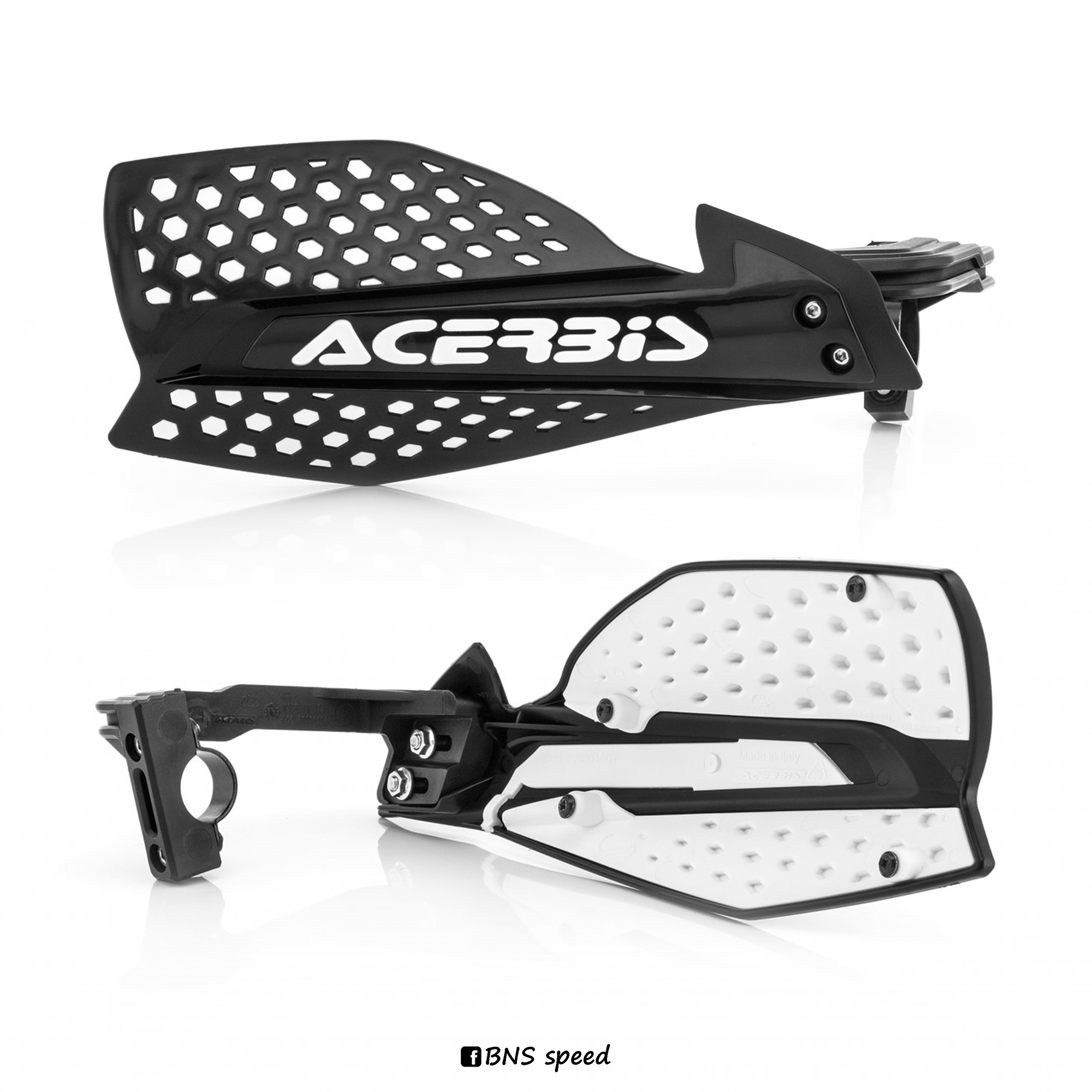 การ์ดแฮนด์ Acerbis X-Ultimate Black/White
