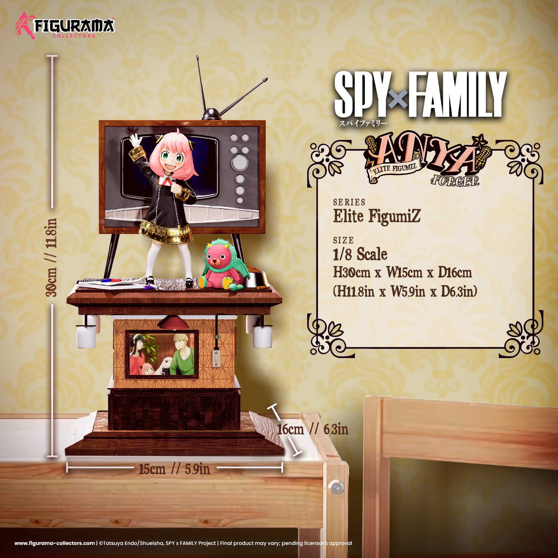 [สั่งจอง]Figurama Collectors : The Forgers 1/8 Elite Figumiz (Spy x Family)