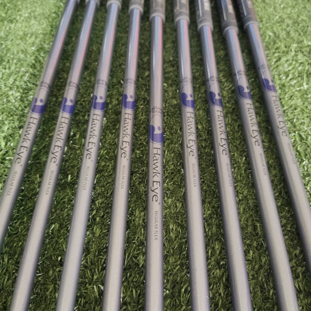 ชุดเหล็ก Callaway HAWK EYE TITANIUM IRONS โครงสร้าง Titanium + Tungsten Weighting ตีไฟแล่บ