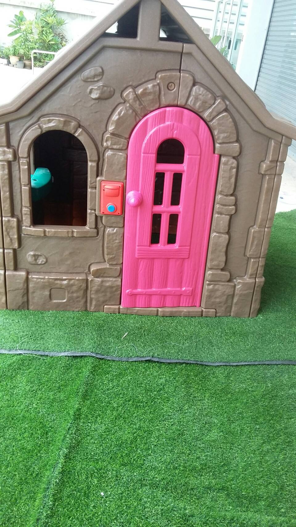 บ้านสีน้ำตาล กาแฟ ,บ้านของเล่น ,ของเล่นเด็ก, เครื่องเล่นสนามกลางแจ้ง ในร่ม Kid Zone พร้อมส่ง ราคาโรงงาน