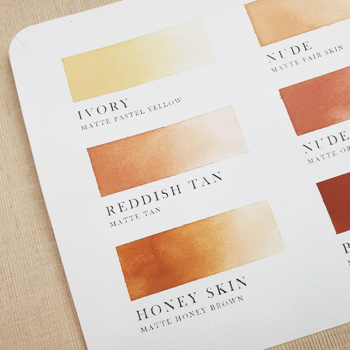 [ HANDMADE WATERCOLOR ] NUDE SERIES