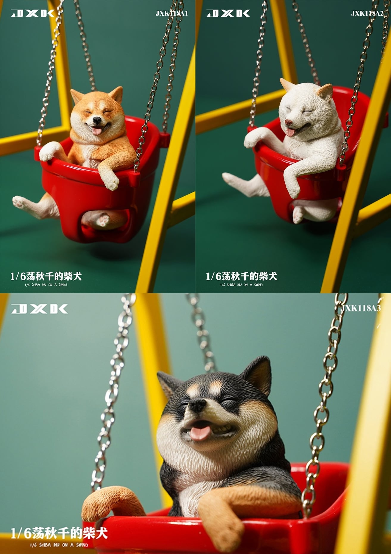 [สั่งจอง]JXK 1/6 : Shiba Inu swinging
