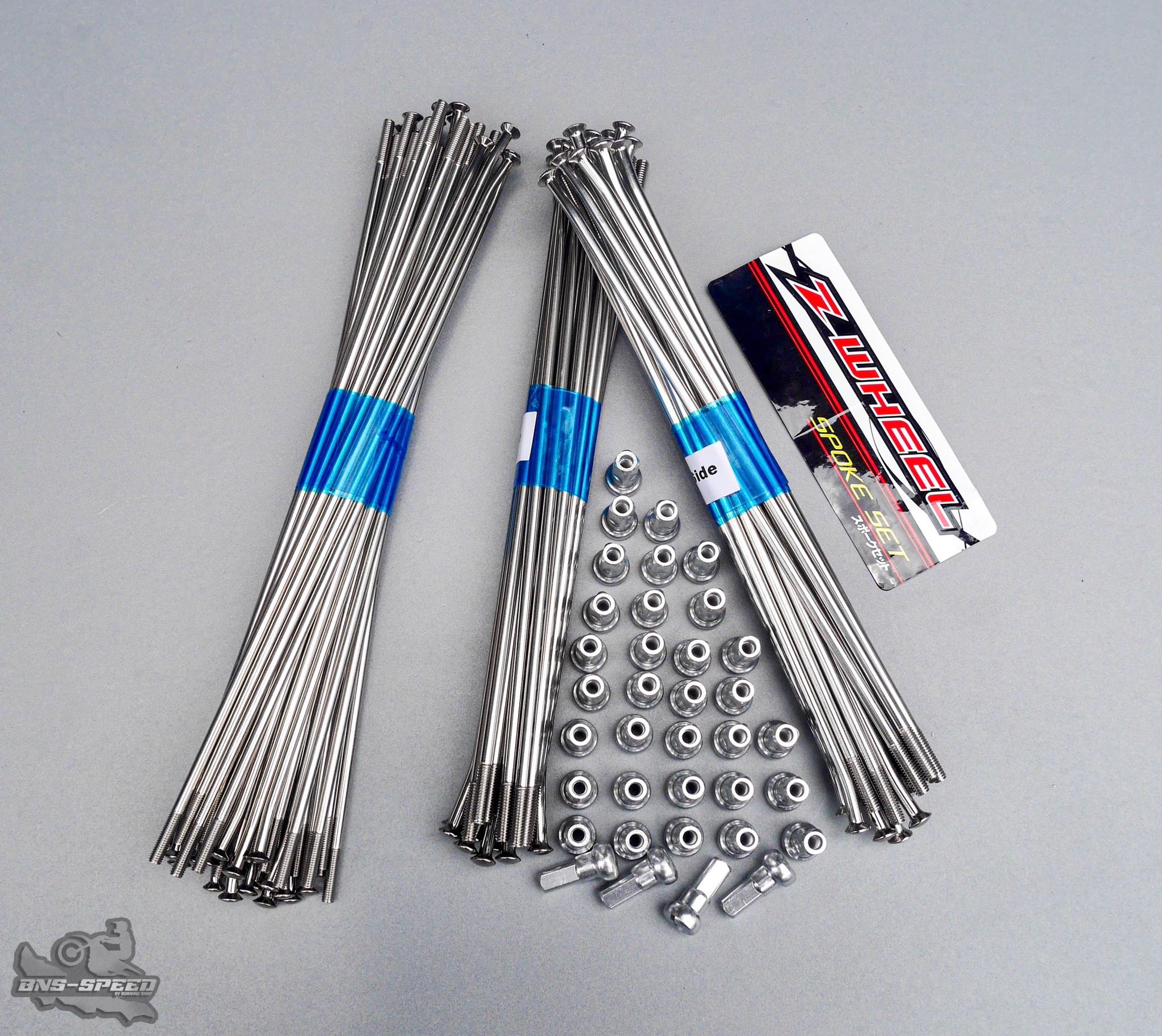 ซี่แตนเลสหน้า/หลัง Z-Wheel Spoke Set