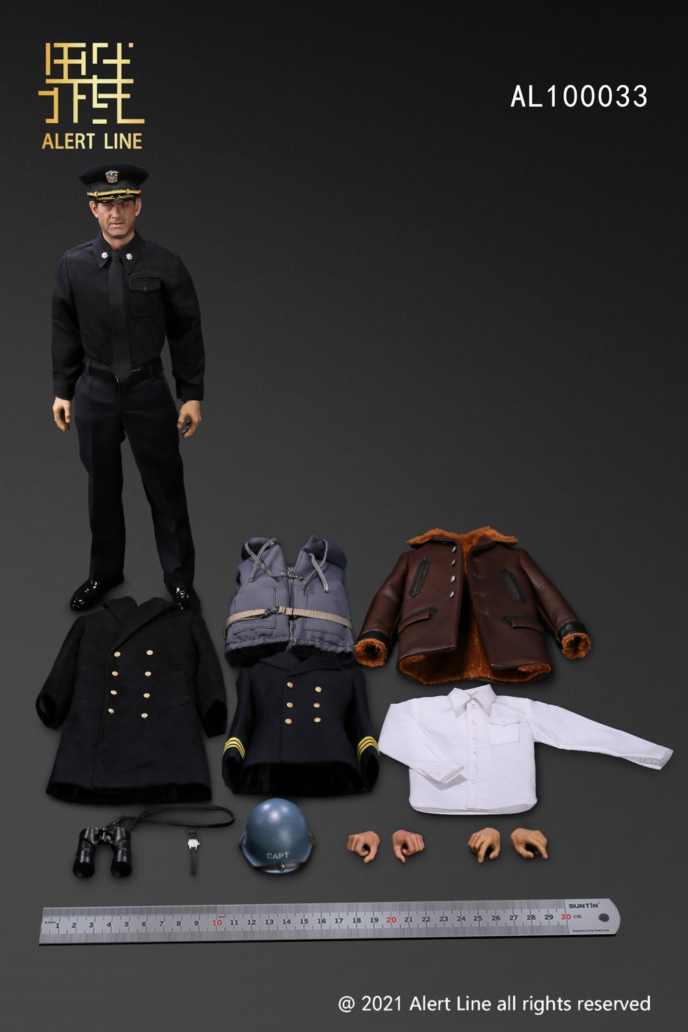 [สั่งจอง]ALERT LINE AL100033 1/6: WWII US NAVY - DESTROYER COMMANDER
