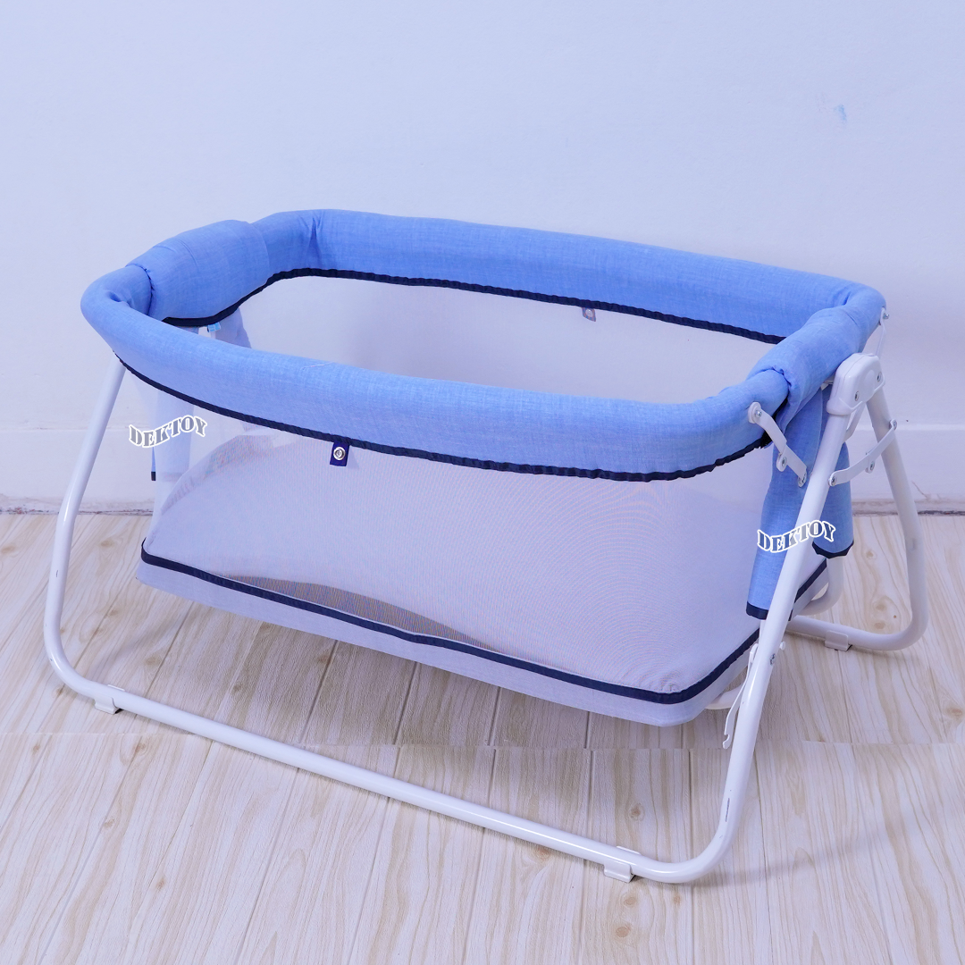 เปลเด็ก PAPA ปาป้า เปลไกวPapaขนาดเล็กปาป้า TK-03A สีฟ้า/Navy