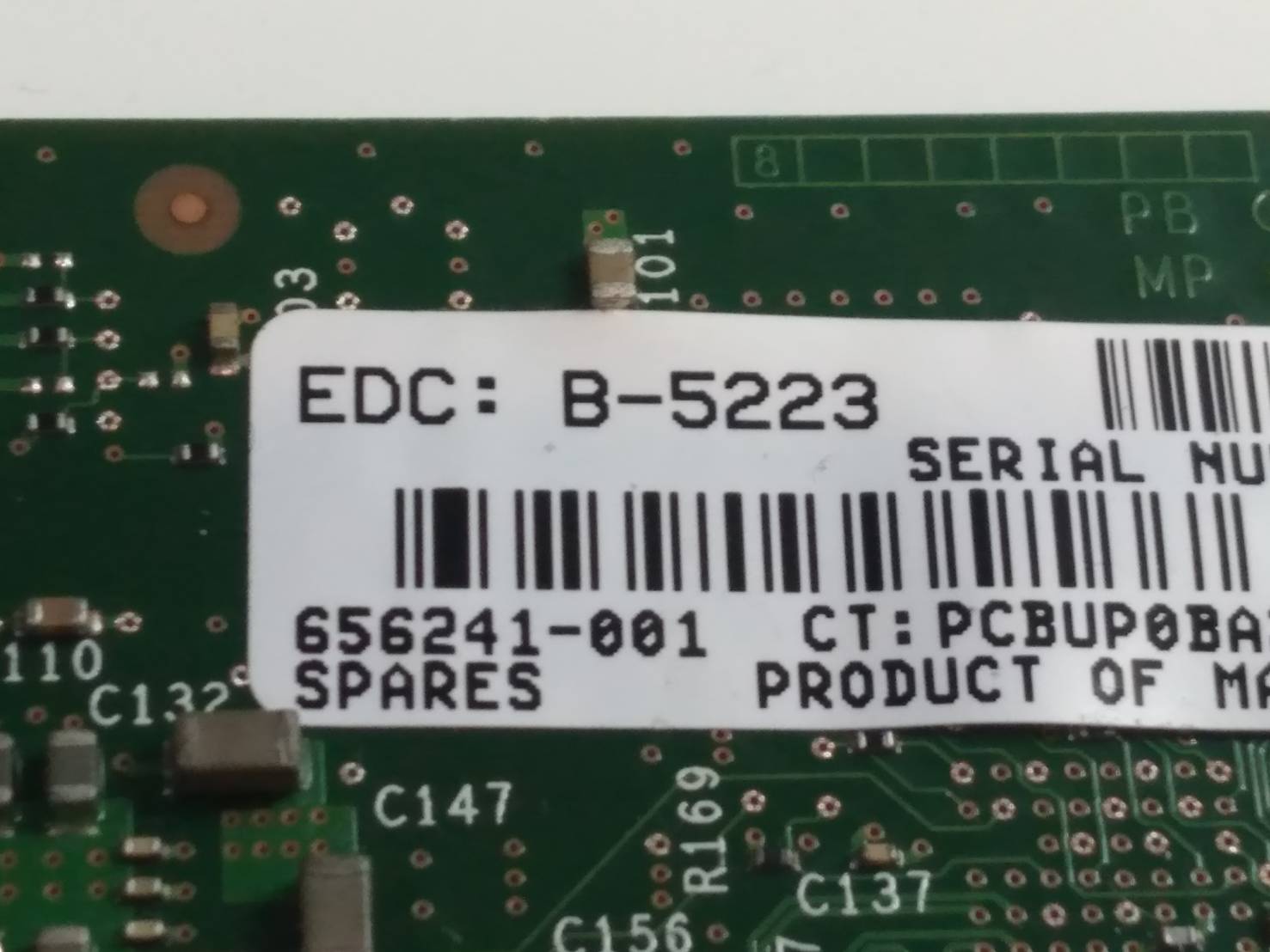 HP 656241-001 361T PCI-e 2-Port Gigabit Ethernet Adapter -652495-001 -652497-B21