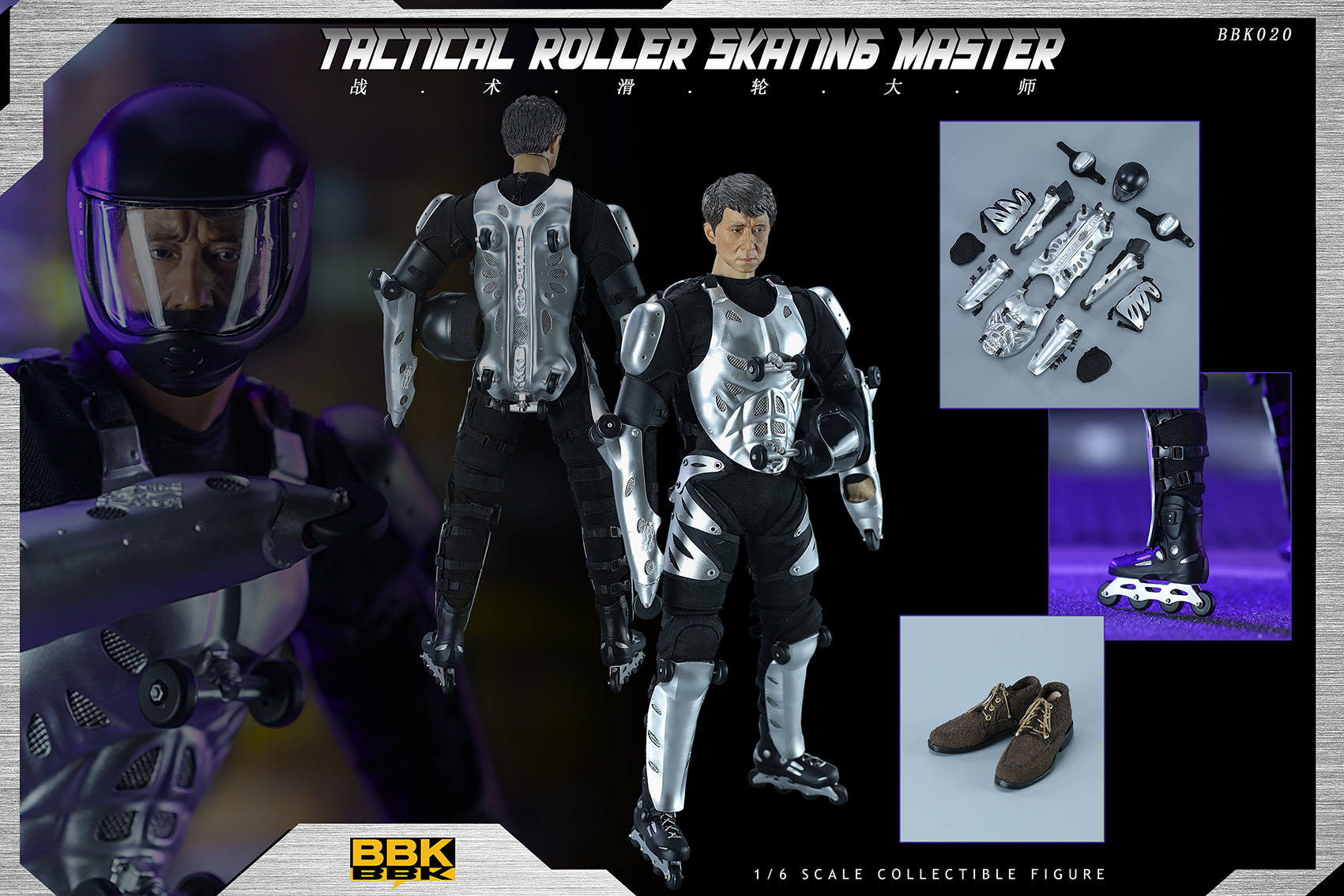 [สั่งจอง]BBK BBK020 1/6 : Tactical Roller Skating Master Action Figure