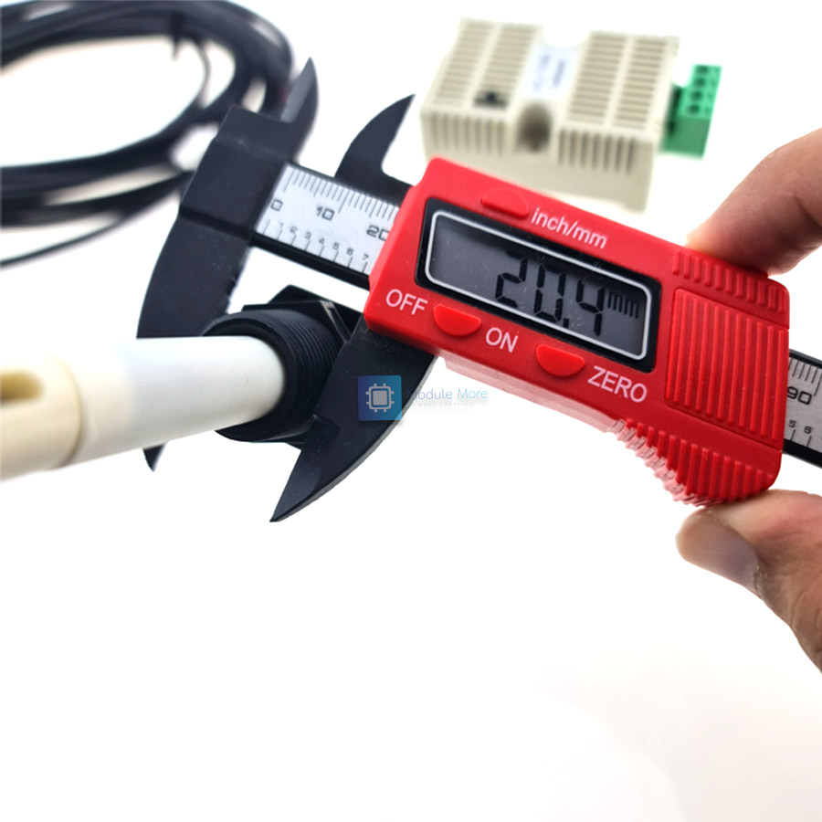 เซนเซอร์วัดค่า EC TDS 0-44000us/cm แบบ RS485 modbus RTU 12-24V EC sensor TDS sensor module RS485 online water quality monitoring