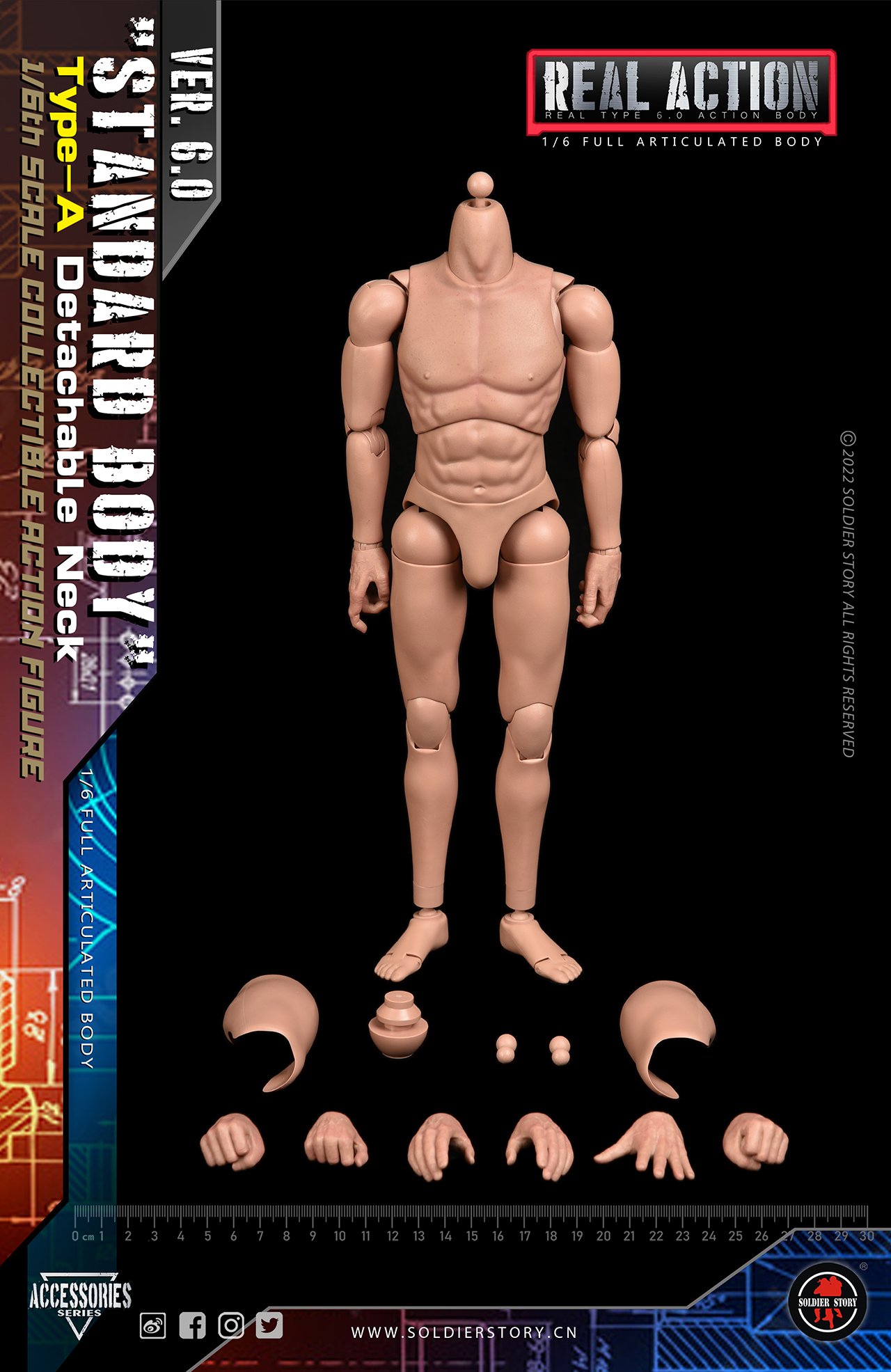 [สั่งจอง]SOLDIER STORY 1/6 : Male body [Reissue]