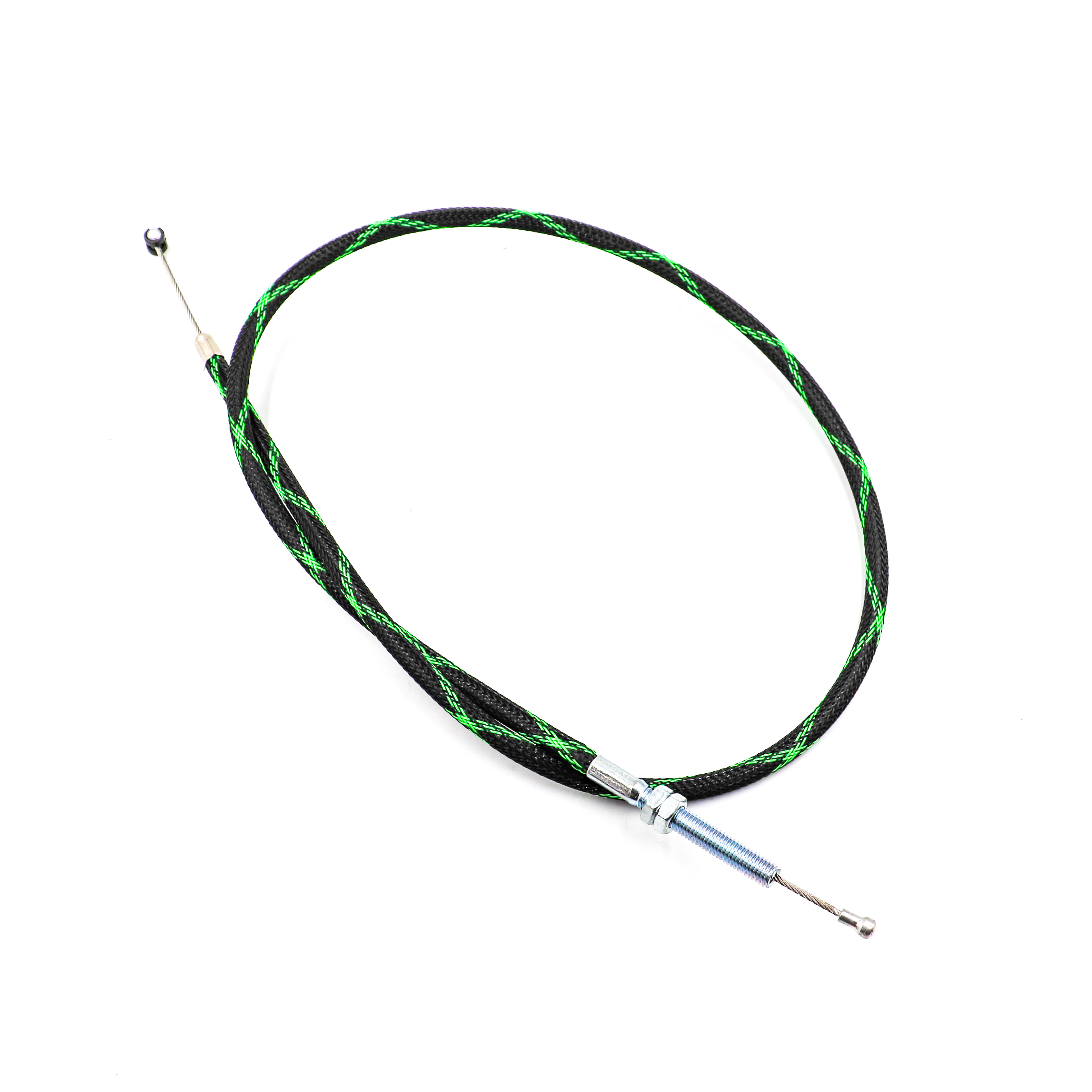 สายคลัทต์แต่ง KLX140L G RF ความยาว 96cm สายถักสีเขียว