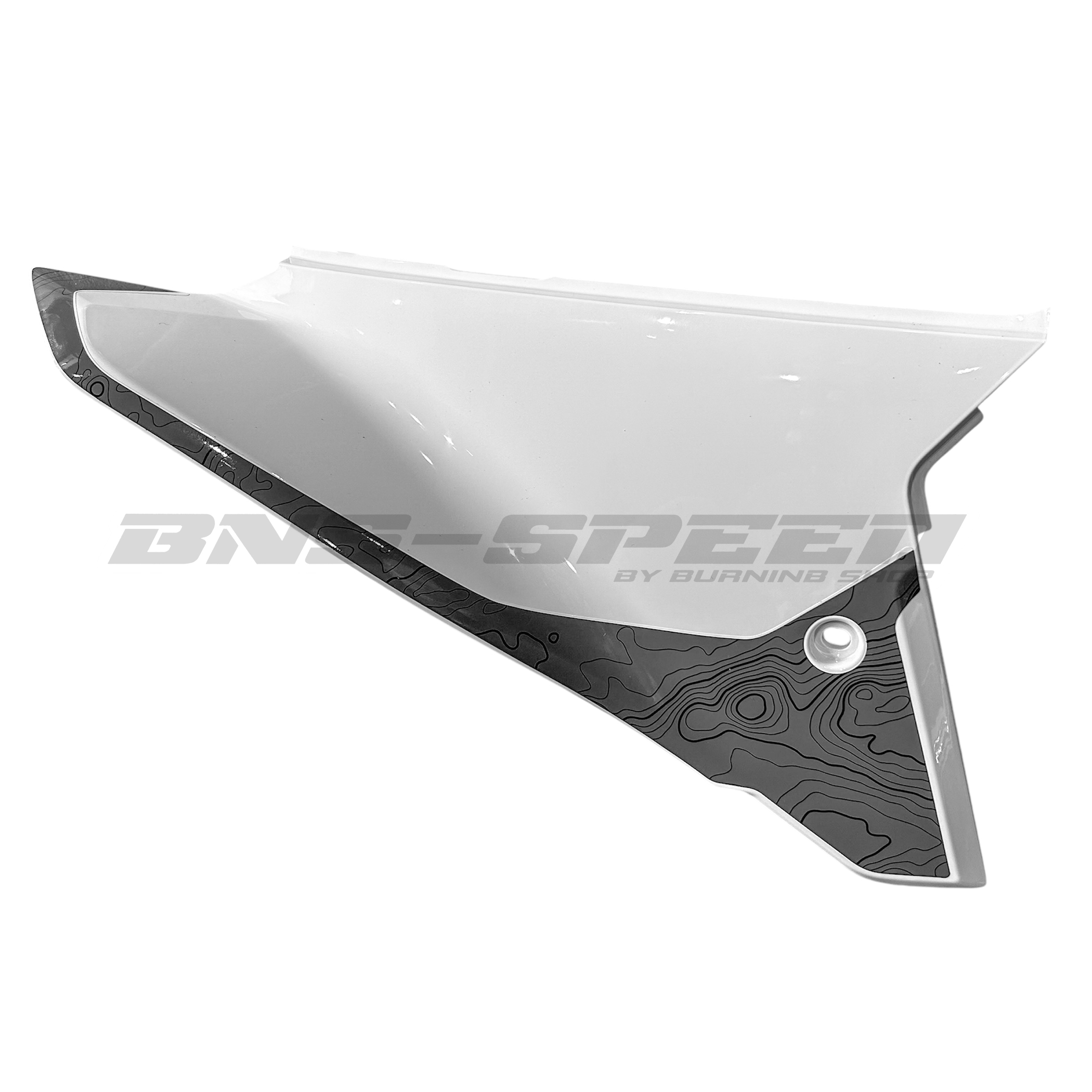 ป้ายเบอร์หลัง CRF300L ขวาสีเทา