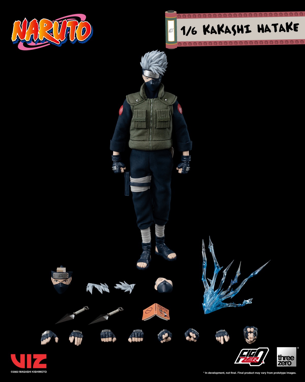[พร้อมส่ง] Threezero 3Z02620W0 1/6 : FigZero - Kakashi Hatake
