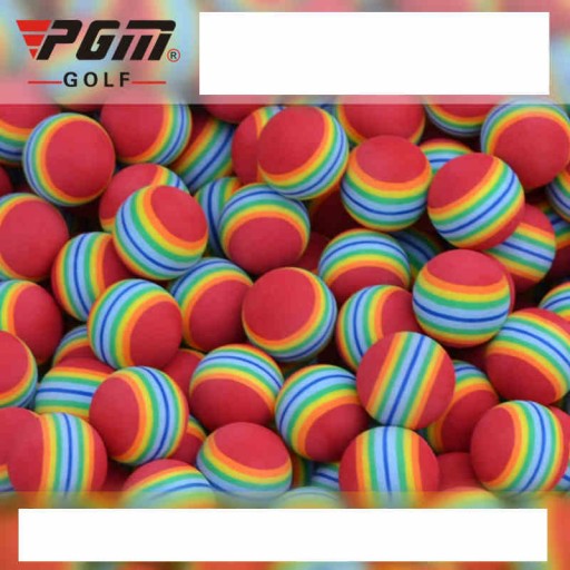 12 FOAM GOLF BALLS ลูกกอล์ฟโฟม สำหรับฝึกหัดตีกอล์ฟ PGM Q007 ( 1 แพค บรรจุ 12 ลูก )