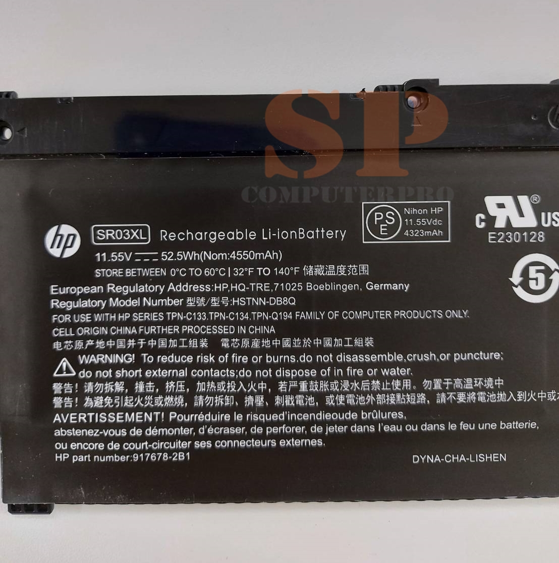 HP Battery แบตเตอรี่ของแท้ HP OMEN 15-CX Model : SR03XL