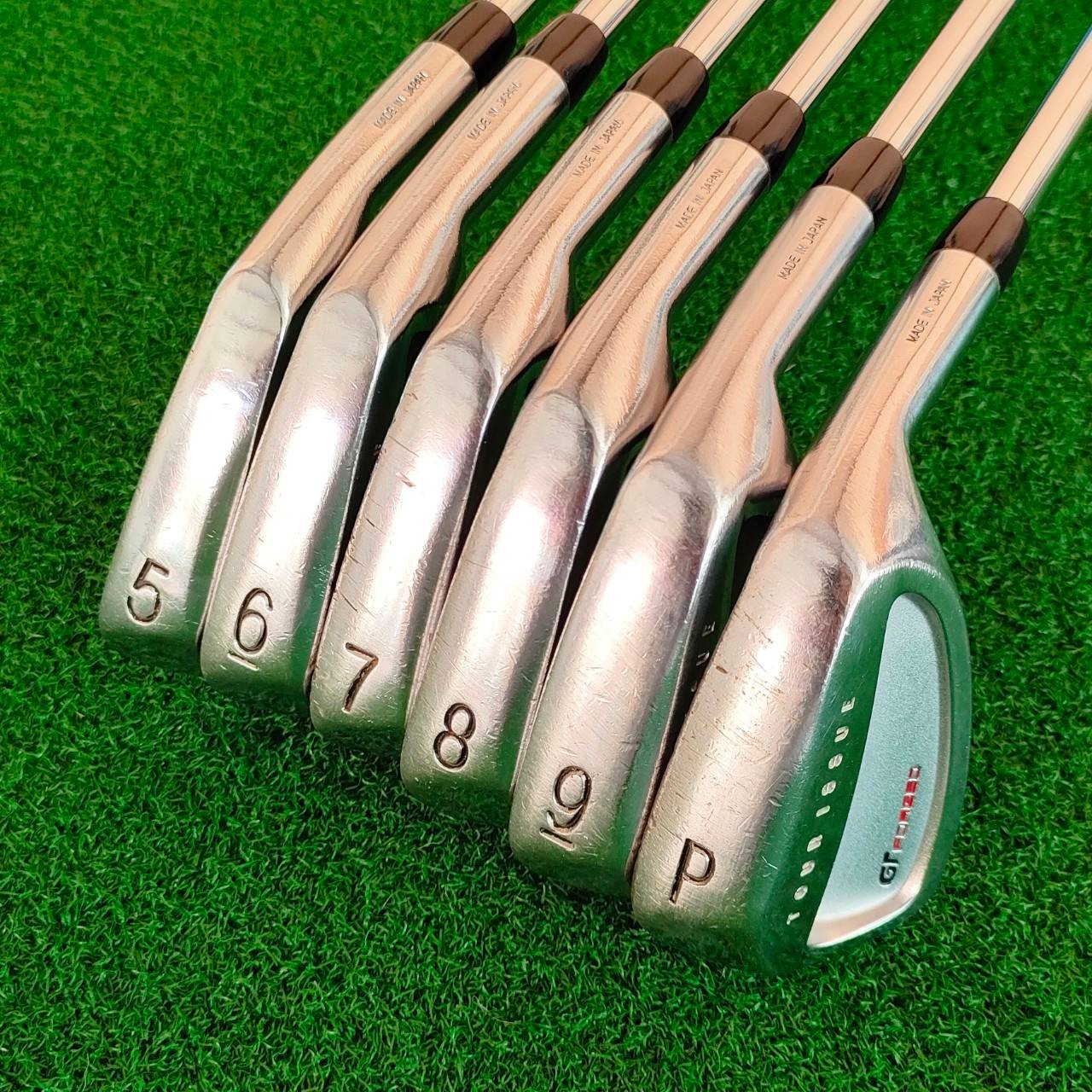 ชุดเหล็ก Geotech GT-Forged Tour Issue CNC Full Fitting มีเหล็ก 5-9 เเละ PW ก้าน N.S.PRO MODUS3 FLEX S สภาพสวย เดิมๆครับ
