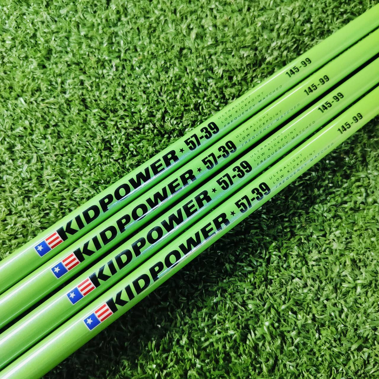 ก้านหัวไม้ ใส่ไม้กอล์ฟเด็ก🏌️♀️ ก้าน U.S. Kids Golf KIDPOWER 57-39 ความยาวเฉพาะก้าน 38 นิ้ว เป็นก้านสำหรับเด็กที่ดีที่สุดในโลก สามารถใส่ชุดเหล็กเด็กได้ทุกยี่ห้อ
