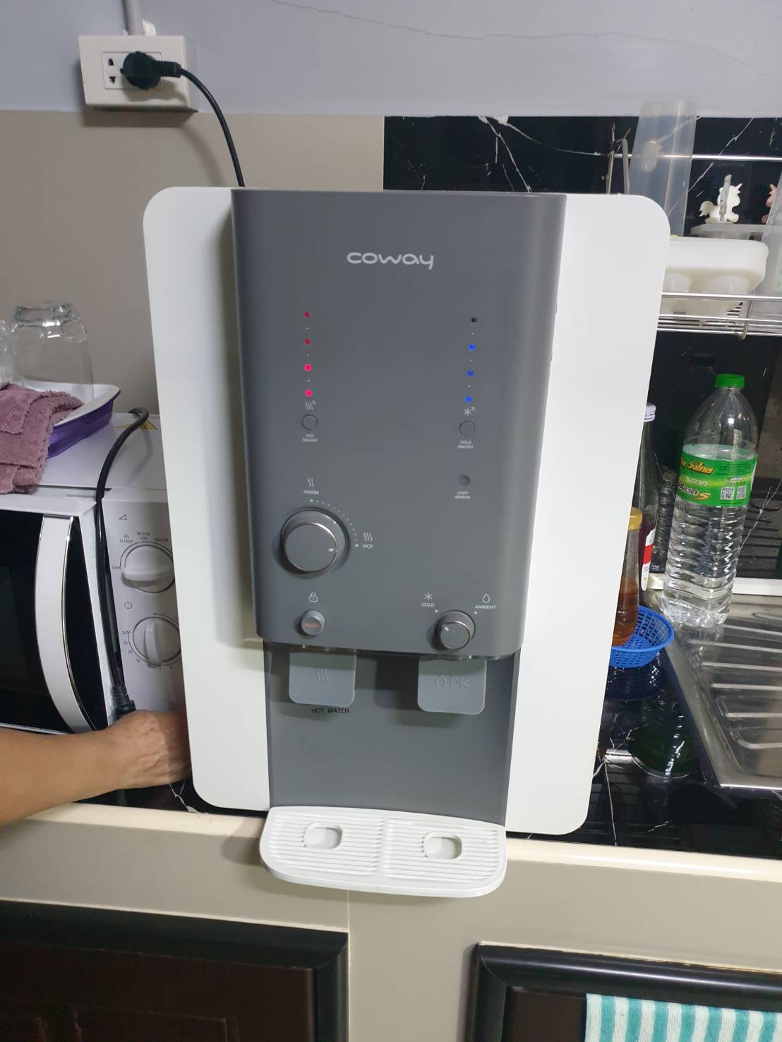 เครื่องกรองน้ำ Coway CHP-18AP ใช้งานปกติ สภาพดี
