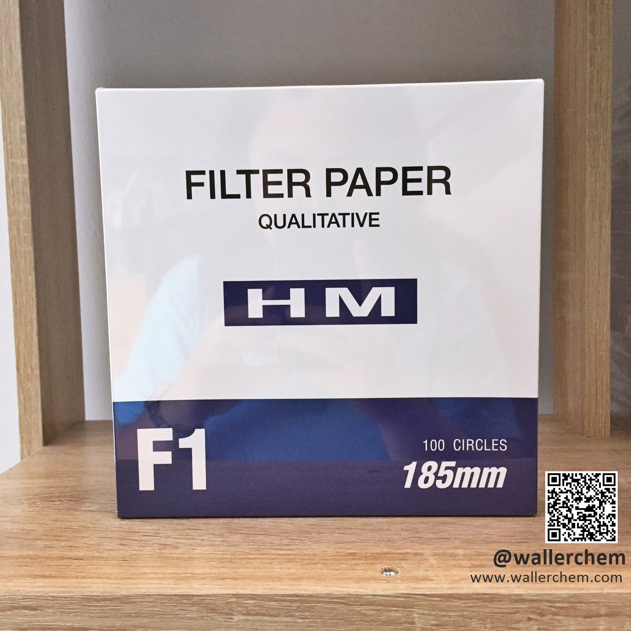 กระดาษกรอง (Filter paper) เบอร์ 1 (F1) 185mm, pore 11μm