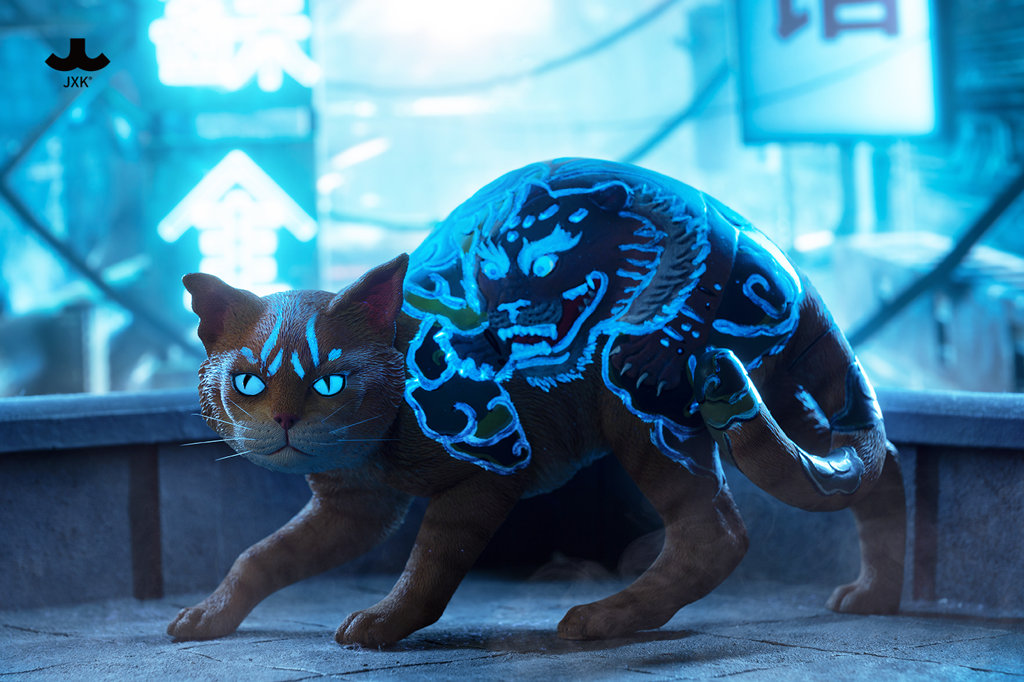 [สั่งจอง] JXK 1/4 : Japanese relief tattoo cat