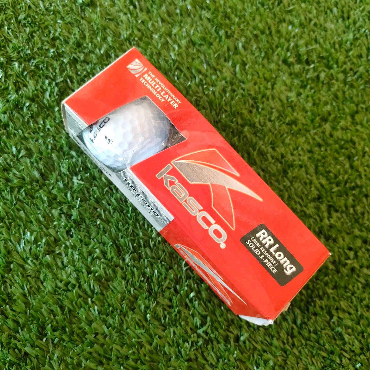 ลูกกอล์ฟ KASCO RR LONG 1 หลอด มี 3 ลูก สีขาวเป็นแบบสามชั้น คุ้มค่ากว่าซื้อแบรนด์แพง เพราะ KASCO MADE IN JAPAN ของดีพรีเมี่ยม ราคาไม่แพง ไม้กอล์ฟมือสอง ของแท้ BY NakaraLuxurious