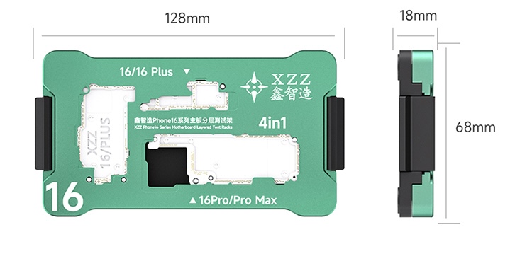 XZZ : Mainboard layered test track For iPhone 16 Series