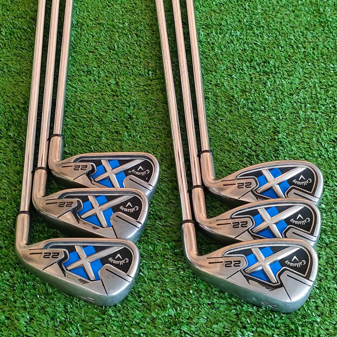 ชุดเหล็ก CALLAWAY X 22 มีเหล็ก 5-9 เเละ PW ก้าน NS PRO 95 FLEX R